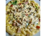 Foto langkah ke 4 dari resep Macaroni Frittata.