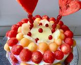 A picture of step 11 of Fresh fruit gateau cake.