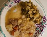 A picture of step 6 of Chicken with Flat Dumplings.