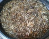 Foto del paso 5 de la receta Risotto de conejo y setas