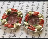 Une image de l'étape 2 de Assiette « italienne » carpaccio de bœuf légumes et parmesan.