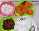 Foto langkah ke 1 dari resep Klepon ubi merah.