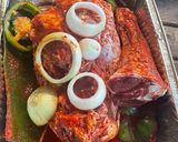 A picture of step 1 of Lamb Barbacoa.
