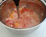 A picture of step 3 of Watermelon Gazpacho.