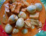 Foto langkah ke 4 dari resep Tahu Telor Puyuh Kuah Santan.