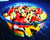 Foto del paso 3 de la receta: Lechuga de roble con calabaza, jamón de pavo y semillas - detox