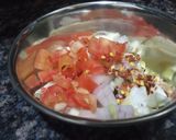 A picture of step 2 of Singhada Chaat.