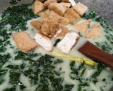 Foto langkah ke 6 dari resep Daun pepaya jepang dan tahu masak santan.