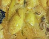 Foto langkah ke 7 dari resep Gulai Cumi Bunting (Isi Tahu).