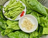 清炒芥藍菜的食譜步驟1照片