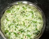 A picture of step 1 of Palak Paneer Paratha.