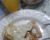 Foto del paso 3 de la receta: Bife de pollo con papas fritas y salsa blanca