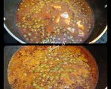 A picture of step 3 of Matar Paneer.