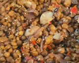 Újévi több magos lencseragu recept fázis 3 fotója