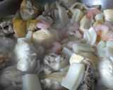 Foto del paso 2 de la receta Pollo con calamares y gambas