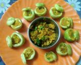 A picture of step 5 of Katori Tinde (Stuffed Indian baby pumpkin).