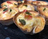 A picture of step 7 of Tortilla cups.