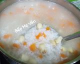 Hình bước làm 2 của món Cháo tim heo hạt sen