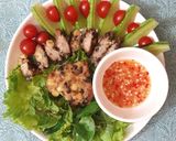 Hình bước làm 9 của món Chả ốc hạt sen