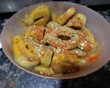 A picture of step 2 of Soya chaap korma.