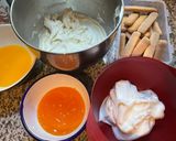 Une image de l'étape 5 de 🍊Kaki 🍅tiramisu 🍋🍋🟩au jus d'agrumes 🍹🥄.