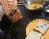A picture of step 2 of Bread Pakoda.