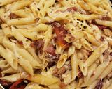A picture of step 3 of Chicken Bacon Sundried Tomato Pasta.