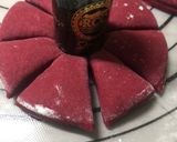 Gambar langkah 4 resipi Donut Bunga Red Velvet.
