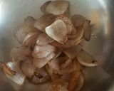 A picture of step 2 of Mayo onion dip.