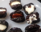 A picture of step 3 of Stuffed Dates.