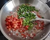 A picture of step 3 of Jowar khichdi or upma.
