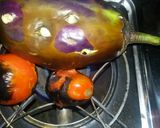 A picture of step 3 of Tomato potato and brinjal ka yummy Chokha.