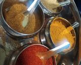 A picture of step 10 of Gujarati festive thali.