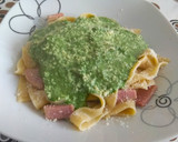 Foto del paso 4 de la receta: Tagliatelle con salsa de espinacas