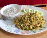 A picture of step 11 of Green Peas Pulao.