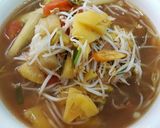 Hình bước làm 6 của món Canh chua cá hồi