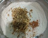 Gambar langkah 2 resipi Kek Carrot Walnut Karamel.