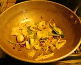 A picture of step 5 of Batata Bhaji(Potato curry).