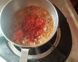 A picture of step 4 of Tuvar dal.