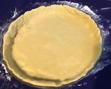 Une image de l'étape 3 de Tarte aux pêches de vigne pâte brisée aux deux laits.