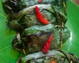 Foto langkah ke 8 dari resep Nasi Bakar Ayam Suwir Kemangi.