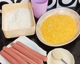 Foto langkah ke 1 dari resep Corndog Sosis.