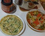 Foto langkah ke 5 dari resep Omelette Bayam Ikan Tuna.