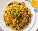 A picture of step 7 of Sprouts pulao.