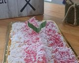 Foto langkah ke 5 dari resep Lapis Singkong Kukus "Merah Putih".