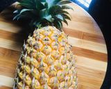 A picture of step 1 of Pineapple soup.
