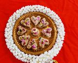 A picture of step 7 of Rose petals and milk Kalakand.