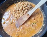 Une image de l'étape 3 de Curry brocolis pois chiches.