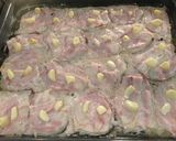 Baconös, fokhagymás sertéskaraj sütőben sütve recept fázis 4 fotója