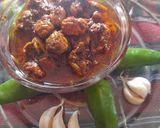 A picture of step 2 of Karoda pickle.